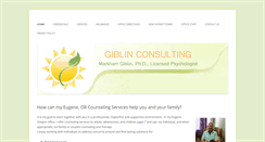 Desktop Screenshot of giblinconsulting.com